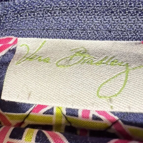 Vera Bradley Crossbody Shoulder Bag/Purse Ribbons and Flowers Pattern - Picture 4 of 6
